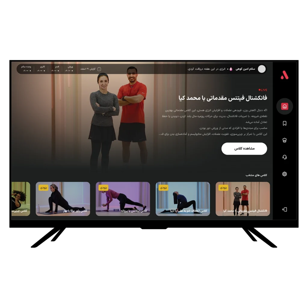 نمای داخلی اپتیت